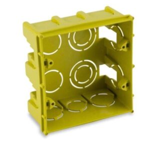 Caixa de Luz 4x4 Alumbra Amarela PVC Reforçada 8803