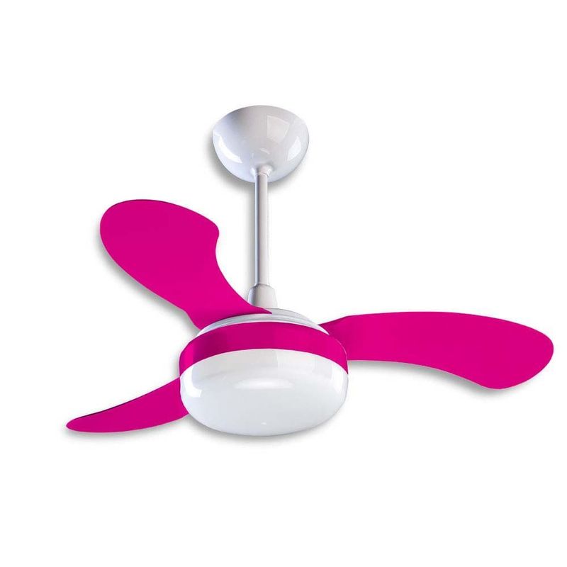 Ventilador de Teto Ventisol Petit 3 Pás Rosa 80cm 130W - Imagem 2