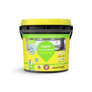 Impermeabilizante Quartzolit Super Manta Líquida Branco Balde 12 Lts