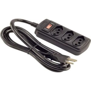 Filtro de Linha Forceline 3 Tomadas 1,5m 20A Preto